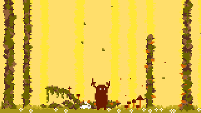 An atmospheric pixelart game in the forest